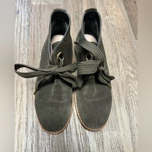 Kate spade green suede shoes size 5 women’s